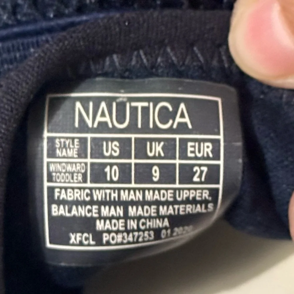 Nautica kids, water shoes, navy blue kids size 10
